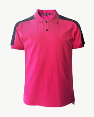 Taped polo shirt