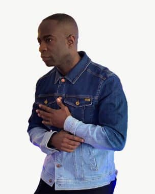 Ombre Demin Jacket by Perverse Demand