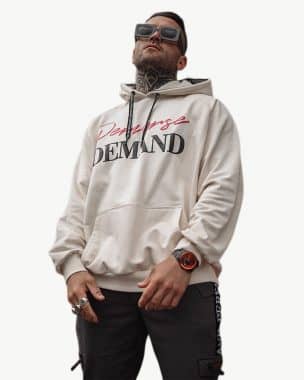 Cream hoodie by Perverse Demand