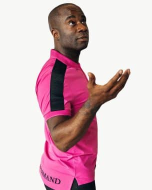 Pink polo shirt by Perverse Demand