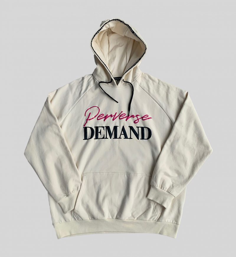 Oversized Cream Hoody - Image 3