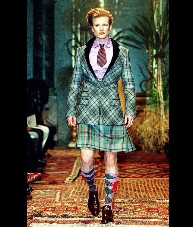 The Vivienne Westwood Archives on Instagram: “Kilt ensemble from Vivienne Westwood MAN Fall 1999.